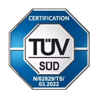 TÜV SÜD certification mark – Smell Crusher production